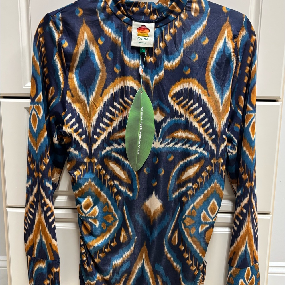 FARM Rio Vibrant Patterned Top